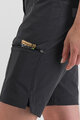 SPORTFUL Cyklistické nohavice krátke bez trakov - GIARA W - čierna