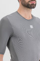 SPORTFUL Cyklistické tričko s krátkym rukávom - FIANDRE THERMAL - šedá