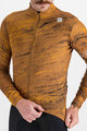 SPORTFUL Cyklistický dres s dlhým rukávom zimný - CLIFF SUPERGIARA - hnedá