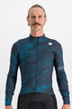 SPORTFUL Cyklistický dres s dlhým rukávom zimný - CLIFF SUPERGIARA - modrá