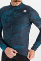 SPORTFUL Cyklistický dres s dlhým rukávom zimný - CLIFF SUPERGIARA - modrá