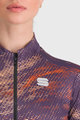 SPORTFUL Cyklistický dres s dlhým rukávom zimný - CLIFF SUPERGIARA THERMAL - fialová/béžová