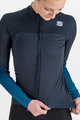 SPORTFUL Cyklistický dres s dlhým rukávom zimný - BODYFIT PRO THERMAL - modrá
