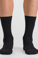 SPORTFUL Cyklistické ponožky klasické - MATCHY WOOL - čierna