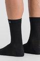 SPORTFUL Cyklistické ponožky klasické - MATCHY WOOL - čierna