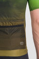 SPORTFUL Cyklistický dres s krátkym rukávom - FLOW SUPERGIARA - zelená/hnedá