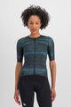 SPORTFUL Cyklistický dres s krátkym rukávom - GLITCH BOMBER W - viacfarebná
