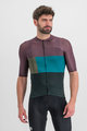 SPORTFUL Cyklistický dres s krátkym rukávom - SNAP - fialová/antracitová