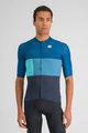 SPORTFUL Cyklistický dres s krátkym rukávom - SNAP - modrá