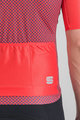 SPORTFUL Cyklistický dres s krátkym rukávom - CHECKMATE - fialová/ružová