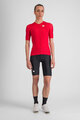 SPORTFUL Cyklistický dres s krátkym rukávom - MATCHY - červená