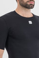 SPORTFUL Cyklistické tričko s krátkym rukávom - MERINO LAYER - čierna