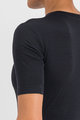 SPORTFUL Cyklistické tričko s krátkym rukávom - MERINO - čierna