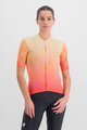 SPORTFUL Cyklistický dres s krátkym rukávom - ROCKET - oranžová/béžová