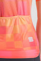 SPORTFUL Cyklistický dres s krátkym rukávom - ROCKET - oranžová/béžová