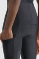 SPORTFUL Cyklistické nohavice dlhé s trakmi - SUPERGIARA - čierna