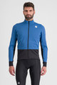 SPORTFUL Cyklistická vetruodolná bunda - NEO SOFTSHELL - modrá/čierna