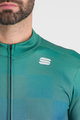 SPORTFUL Cyklistický dres s dlhým rukávom zimný - ROCKET THERMAL - zelená/fialová