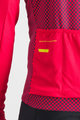 SPORTFUL Cyklistický dres s dlhým rukávom zimný - CHECKMATE THERMAL - červená