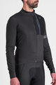 SPORTFUL Cyklistický dres s dlhým rukávom zimný - SUPERGIARA THERMAL - čierna