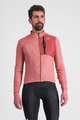SPORTFUL Cyklistický dres s dlhým rukávom zimný - SUPERGIARA THERMAL - ružová
