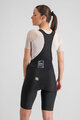 SPORTFUL Cyklistické nohavice krátke s trakmi - SRK W - čierna