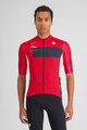 SPORTFUL Cyklistický dres s krátkym rukávom - BREAKOUT SUPERGIARA - červená/čierna