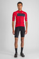 SPORTFUL Cyklistický dres s krátkym rukávom - BREAKOUT SUPERGIARA - červená/čierna