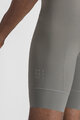 SPORTFUL Cyklistické nohavice krátke s trakmi - SRK - šedá