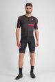 SPORTFUL Cyklistický dres s krátkym rukávom - BOMBER - čierna