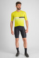 SPORTFUL Cyklistický dres s krátkym rukávom - BOMBER - žltá
