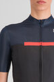 SPORTFUL Cyklistický dres s krátkym rukávom - PISTA - modrá/čierna