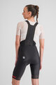 SPORTFUL Cyklistické nohavice krátke s trakmi - FIANDRE W - čierna