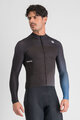 SPORTFUL Cyklistický dres s dlhým rukávom zimný - BODYFIT PRO THERMAL - čierna