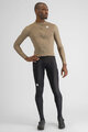 SPORTFUL Cyklistický dres s dlhým rukávom zimný - SRK THERMAL - hnedá