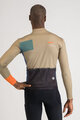 SPORTFUL Cyklistický dres s dlhým rukávom zimný - BREAKOUT SUPERGIARA THERMAL - zelená/modrá/oranžová