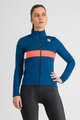 SPORTFUL Cyklistická zateplená bunda - NEO SOFTSHELL W - modrá