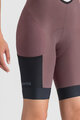 SPORTFUL Cyklistické nohavice krátke s trakmi - SUPERGIARA 2 W - fialová