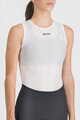 SPORTFUL Cyklistické tričko bez rukávov - PRO BASELAYER W - biela