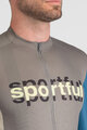 SPORTFUL Cyklistický dres s krátkym rukávom - SUPERGIARA LOGO - modrá/šedá