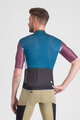 SPORTFUL Cyklistický dres s krátkym rukávom - SUPERGIARA LOGO - modrá/bordová