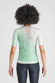 SPORTFUL Cyklistický dres s krátkym rukávom - LIGHT W - zelená/biela