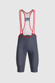 SPORTFUL Cyklistické nohavice krátke s trakmi - PULSE HERITAGE - modrá