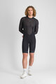 SPORTFUL Cyklistické tričko s dlhým rukávom - WINTER LAYER - čierna