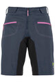 KARPOS Cyklistické nohavice krátke bez trakov - BALLISTIC EVO W - modrá/čierna
