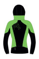 KARPOS Cyklistická vetruodolná bunda - LAVAREDO - zelená/čierna