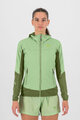KARPOS Cyklistická vetruodolná bunda - LAVAREDO W - zelená/svetlo zelená
