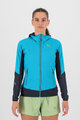 KARPOS Cyklistická vetruodolná bunda - LAVAREDO W - svetlo modrá/modrá