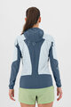 KARPOS Cyklistická vetruodolná bunda - LAVAREDO W - biela/modrá