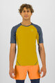 KARPOS Cyklistické tričko s krátkym rukávom - LAVAREDO - žltá/čierna